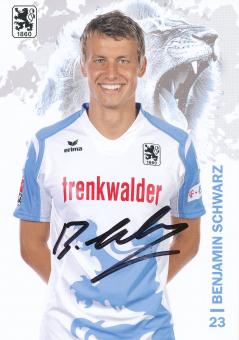 Benjamin Schwarz  2008/2009  1860 München Fußball Autogrammkarte original signiert 