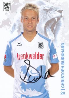 Christoph Burhard  2008/2009  1860 München Fußball Autogrammkarte original signiert 