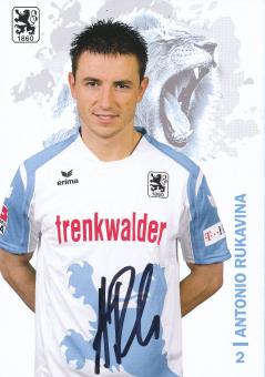 Antonio Rukavina  2008/2009  1860 München Fußball Autogrammkarte original signiert 