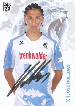 Jose Holebas  2008/2009  1860 München Fußball Autogrammkarte original signiert 