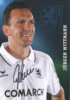 Jürgen Wittmann  2010/2011  1860 München Fußball Autogrammkarte original signiert 