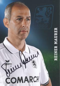 Reiner Maurer  2010/2011  1860 München Fußball Autogrammkarte original signiert 