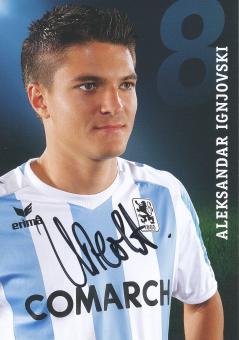 Aleksandar Ignjovski  2010/2011  1860 München Fußball Autogrammkarte original signiert 
