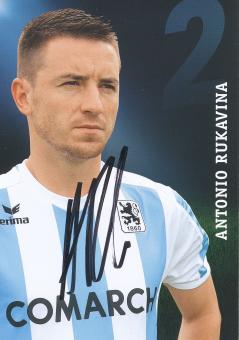 Antonio Rukavina  2010/2011  1860 München Fußball Autogrammkarte original signiert 