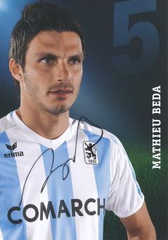 Mathieu Beda  2010/2011  1860 München Fußball Autogrammkarte original signiert 