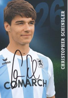 Christopher Schindler  2010/2011  1860 München Fußball Autogrammkarte original signiert 