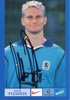 Achim Pfuderer  2000/2001  1860 München Fußball Autogrammkarte original signiert 