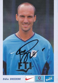 Didier Dheedene  2001/2002  1860 München Fußball Autogrammkarte original signiert 
