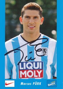 Marcus Pürk  2002/2003  1860 München Fußball Autogrammkarte original signiert 