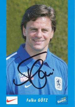 Falko Götz   2002/2003  1860 München Fußball Autogrammkarte original signiert 