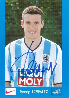 Danny Schwarz   2002/2003  1860 München Fußball Autogrammkarte original signiert 