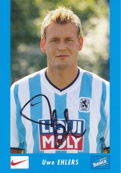 Uwe Ehlers   2002/2003  1860 München Fußball Autogrammkarte original signiert 