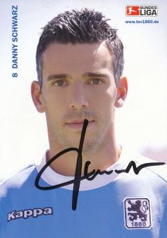 Danny Schwarz   2006/2007  1860 München Fußball Autogrammkarte original signiert 