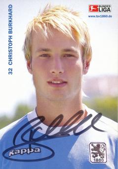 Christoph Burkhard   2006/2007  1860 München Fußball Autogrammkarte original signiert 