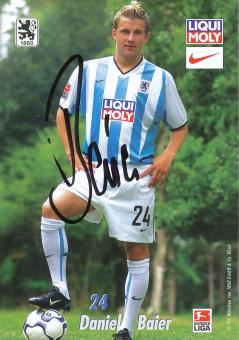 Daniel Baier   2003/2004  1860 München Fußball Autogrammkarte original signiert 