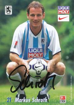 Markus Schroth   2003/2004  1860 München Fußball Autogrammkarte original signiert 