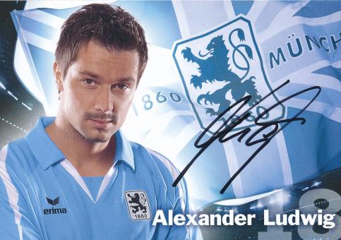 Alexander Ludwig  2009/2010  1860 München Fußball Autogrammkarte original signiert 