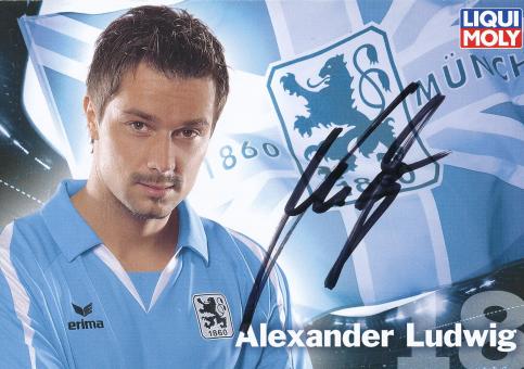Alexander Ludwig  2009/2010  1860 München Fußball Autogrammkarte original signiert 