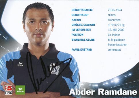 Abder Ramdane  2009/2010  1860 München Fußball Autogrammkarte original signiert 
