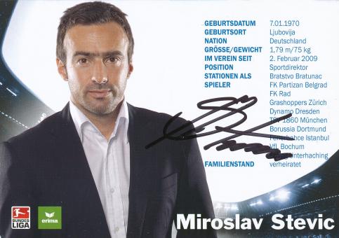 Miroslav Stevic  2009/2010  1860 München Fußball Autogrammkarte original signiert 