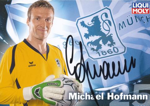 Michael Hofmann   2009/2010  1860 München Fußball Autogrammkarte original signiert 