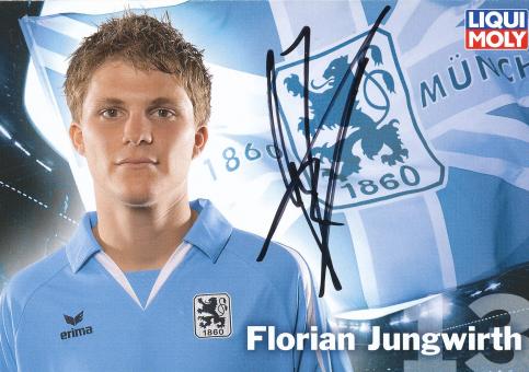 Florian Jungwirth   2009/2010  1860 München Fußball Autogrammkarte original signiert 