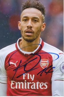 Pierre Emerick Aubameyang  FC Arsenal London  Fußball Autogramm Foto original signiert 