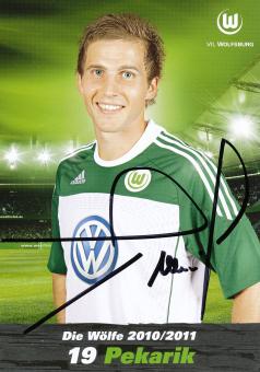 Peter Pekarik  2010/2011  VFL Wolfsburg  Fußball Autogrammkarte original signiert 