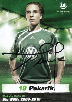 Peter Pekarik  2009/2010  VFL Wolfsburg  Fußball Autogrammkarte original signiert 