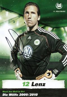 Andre Lenz  2009/2010  VFL Wolfsburg  Fußball Autogrammkarte original signiert 