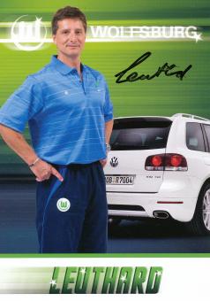 Werner Leuthard  2007/2008  VFL Wolfsburg  Fußball Autogrammkarte original signiert 
