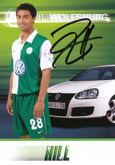 Kamani Hill  2007/2008  VFL Wolfsburg  Fußball Autogrammkarte original signiert 