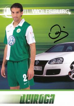 Facundo Quiroga  2007/2008  VFL Wolfsburg  Fußball Autogrammkarte original signiert 