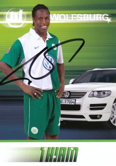 Pablo Thiam  2007/2008  VFL Wolfsburg  Fußball Autogrammkarte original signiert 