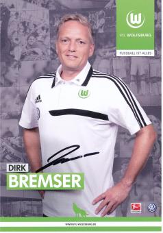 Dirk Bremser  2013/2014  VFL Wolfsburg  Fußball Autogrammkarte original signiert 