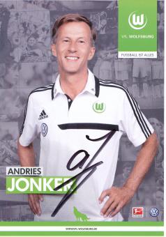 Andries Jonker  2013/2014  VFL Wolfsburg  Fußball Autogrammkarte original signiert 