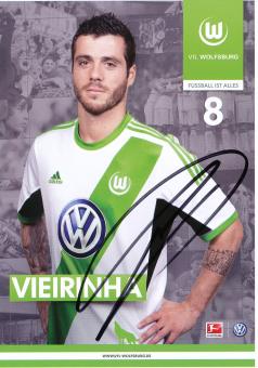 Vieirinha  2013/2014  VFL Wolfsburg  Fußball Autogrammkarte original signiert 