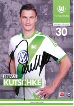 Stefan Kutschke  2013/2014  VFL Wolfsburg  Fußball Autogrammkarte original signiert 