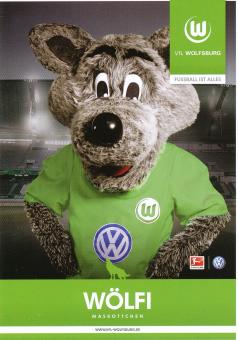 Wölfi  2012/2013  VFL Wolfsburg  Fußball Autogrammkarte nicht signiert 