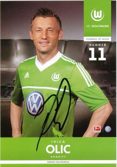 VfL Wolfsburg Autogrammkarte 2013-14 original signiert 1 AK aussuchen 