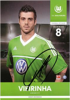 Vieirinha   2012/2013  VFL Wolfsburg  Fußball Autogrammkarte original signiert 
