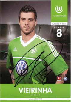 Vieirinha  2012/2013  VFL Wolfsburg  Fußball Autogrammkarte original signiert 