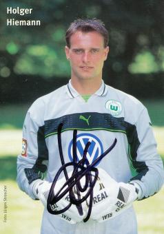 Holger Hiemann  1999/2000  VFL Wolfsburg  Fußball Autogrammkarte original signiert 