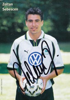 Zoltan Sebescen  1999/2000  VFL Wolfsburg  Fußball Autogrammkarte original signiert 