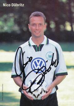 Nico Däbritz  1999/2000  VFL Wolfsburg  Fußball Autogrammkarte original signiert 