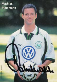 Mathias Stammann  1999/2000  VFL Wolfsburg  Fußball Autogrammkarte original signiert 