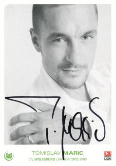 Tomislav Maric  2002/2003  VFL Wolfsburg  Fußball Autogrammkarte original signiert 