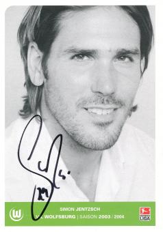 Simon Jentzsch  2003/2004  VFL Wolfsburg  Fußball Autogrammkarte original signiert 