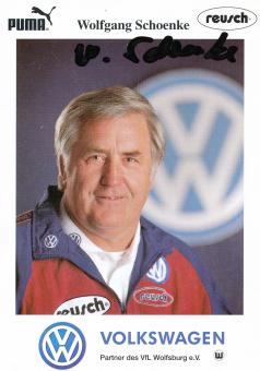 Wolfgang Schoenke  1995/1996  VFL Wolfsburg  Fußball Autogrammkarte original signiert 