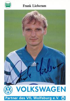 Frank Lieberam  1993/1994  VFL Wolfsburg  Fußball Autogrammkarte original signiert 